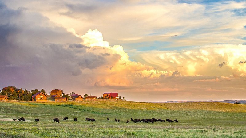 Exterior view of Zion Mountain Ranch, in Mount Carmel, Utah