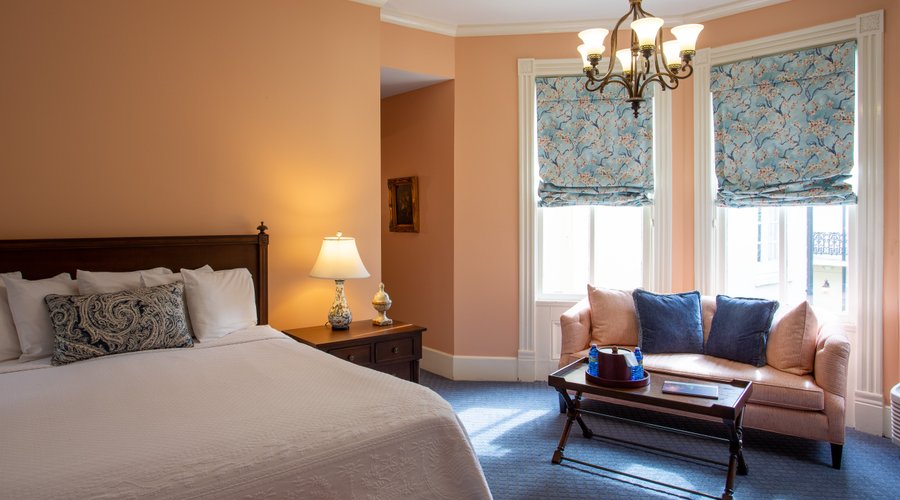 The J. Stephens Room in the Main House is one of the Inn's best rooms.