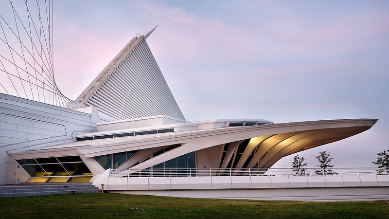 Exterior of the Milwaukee Art Museum 