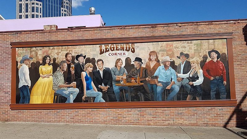 Country Legends mural 