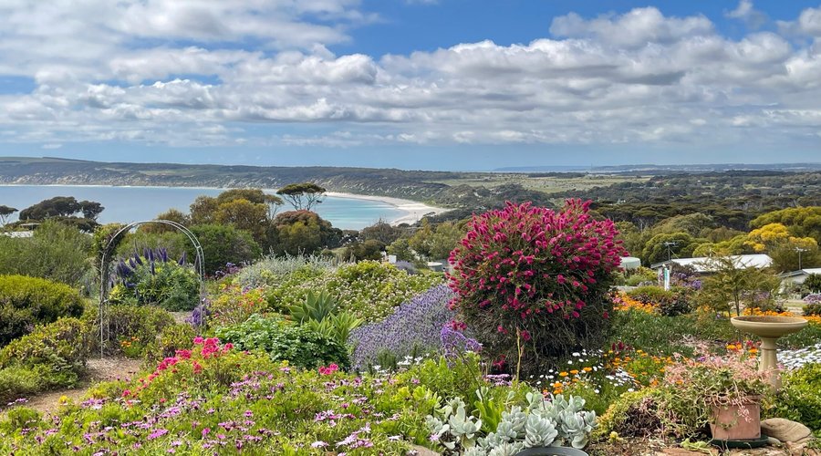 Exceptional sea views from Emu Bay Holiday Homes. Each unit has it's own unique sea views. 