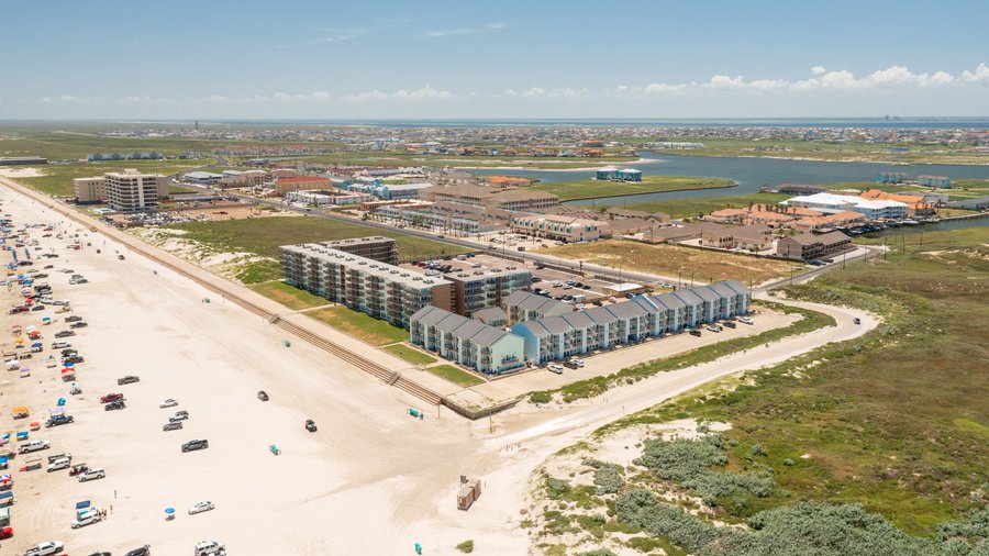 One of only a few beachfront properties