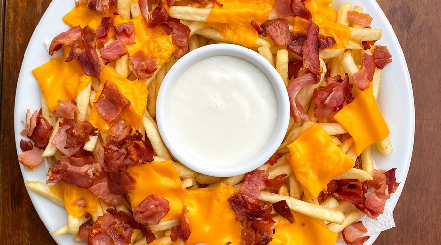 Batata frita + bacon + cheddar