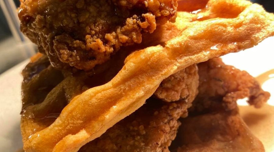 Kylie Fried Chicken Waffle