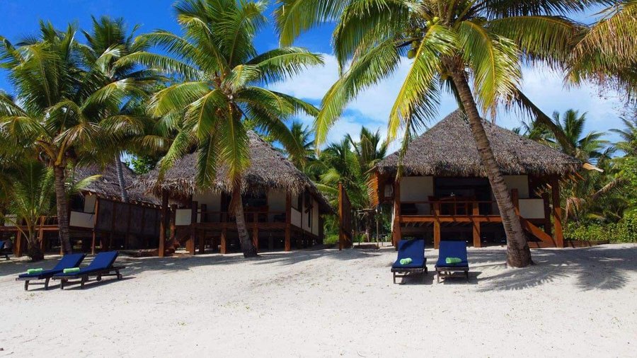 Photo of Villas from the beach