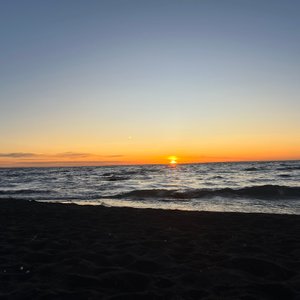 Coucher de soleil à 100m de l’habitation 