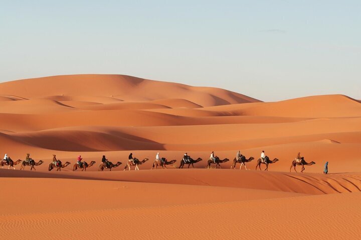 2024 4 Days Sahara Desert Tour Marrakech To Merzouga Dunes Camel Trek