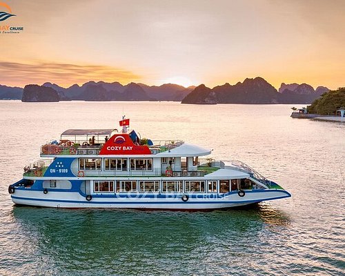Cozy Bay Premium 5 Star Halong Day Trip,Buffet Lunch,Limousine Bus By Expressway