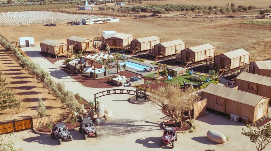 This is how we do glamping.