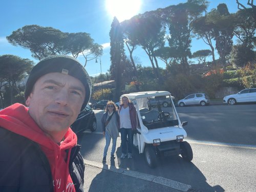 Rome: Appian Way Golf Cart Charter with Driver