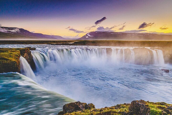 2024 Godafoss Waterfall & Geothermal Baths from Akureyri Port