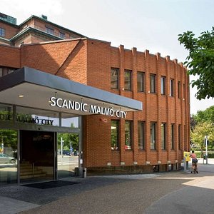 Scandic Malm City exterior facade entrance