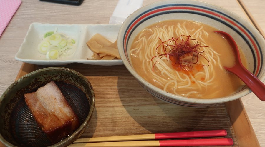 琉球ラーメンが美味しかった