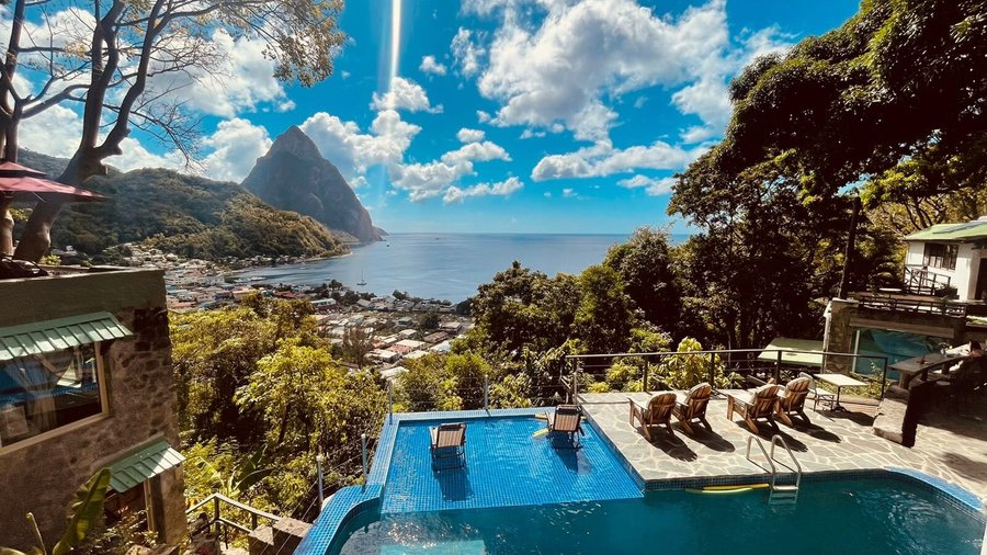 The stunning view from the restaurant.