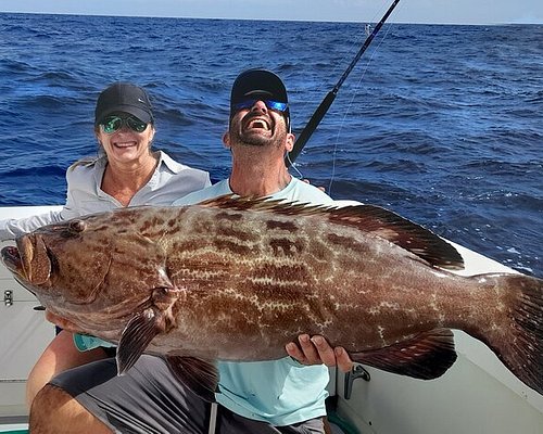 She was able to reel it in, but not able to lift it for pictures. That's a big  fish! - Picture of Bonaire Big Game Fishing - Tripadvisor