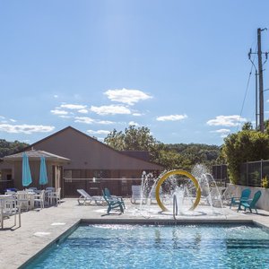 Holiday Shores Resort Pool Area with Children's Splash Pad