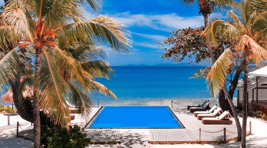 Seawater Infinity Pool on the Beach
