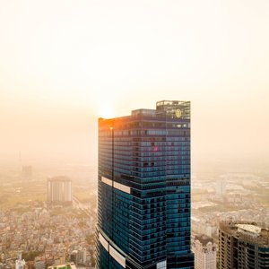 The highest hotel in Hanoi, at 300m above ground level
