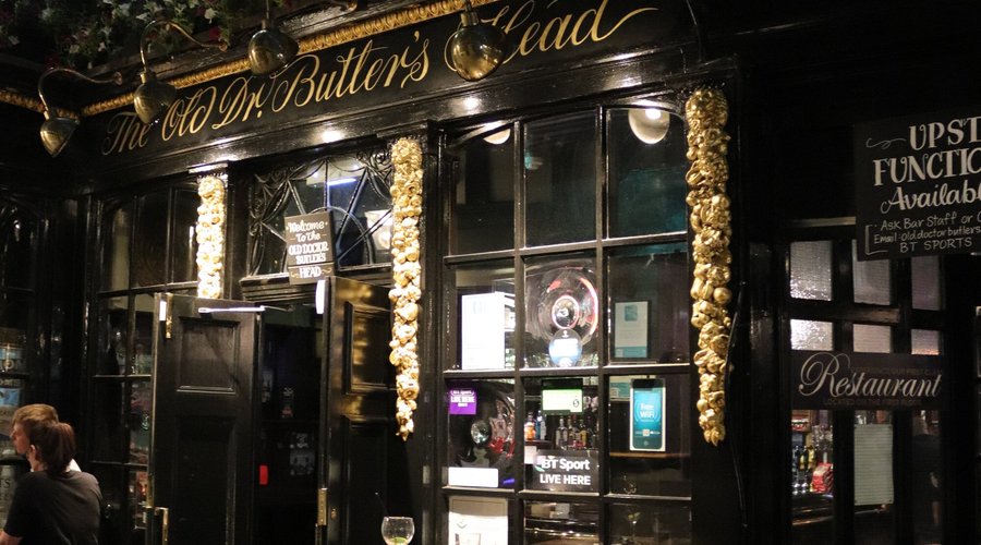 Old Doctor Butler's Head, London.  July 2022.