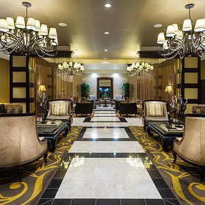 Luxury awaits in the lobby of the InterContinental New Orleans