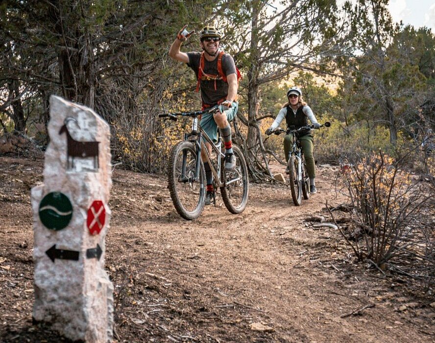 Zion Cycles MTB Jersey - White and Orange — ZION CYCLES