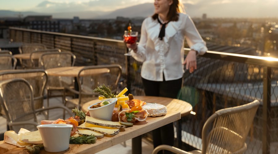 Rooftop extérieur vue 