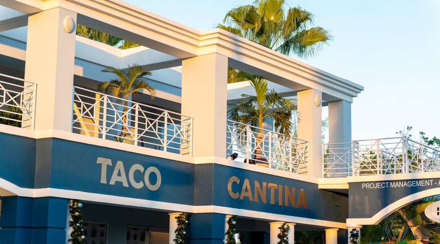 Taco Cantina located at Buckingham Square, Seven Mile Beach, Grand Cayman