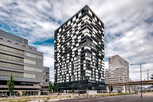 Sheraton Zurich Hotel in Zurich, image may contain: City, Condo, Office Building, Urban