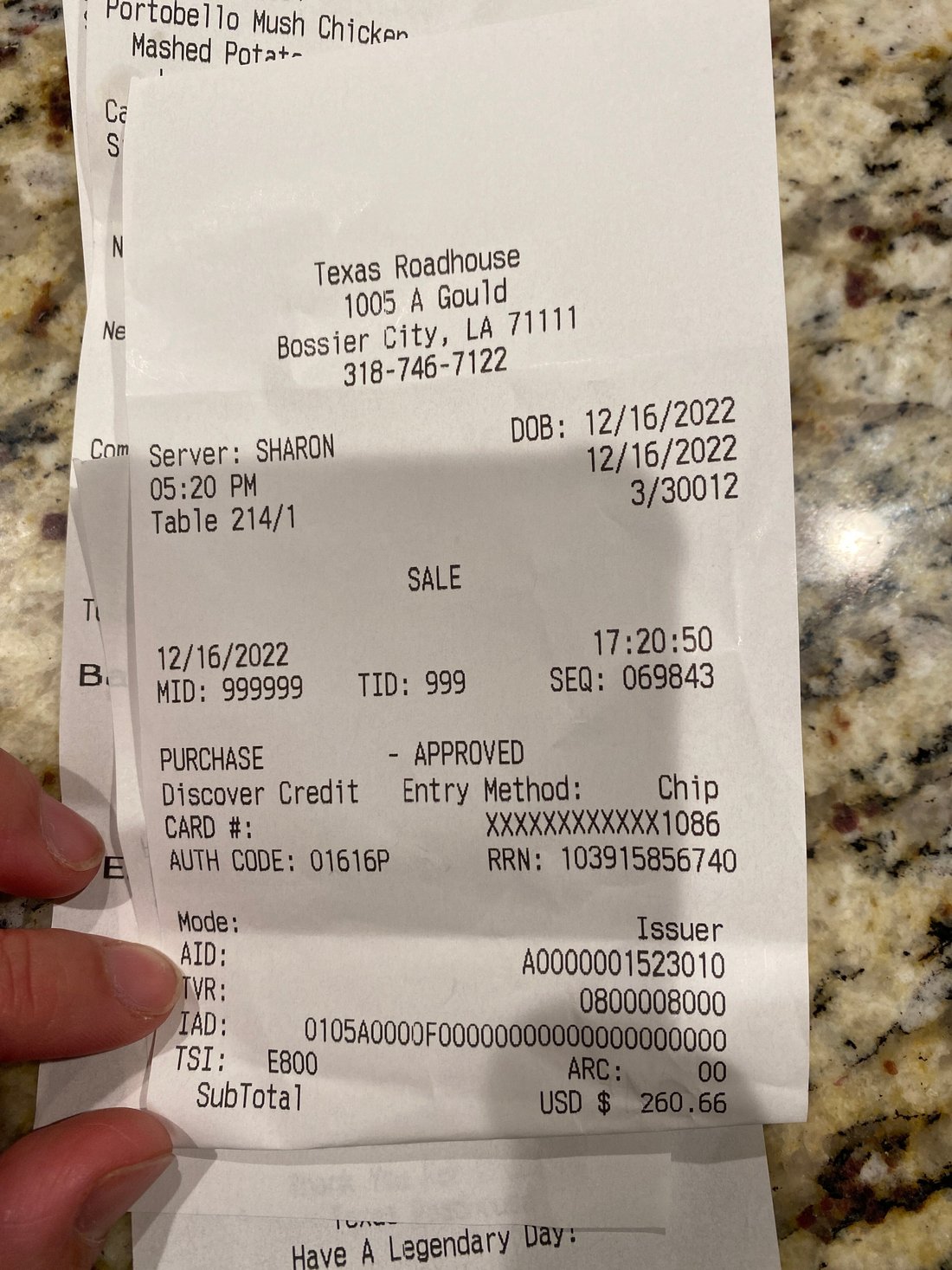 TEXAS ROADHOUSE, Bossier City - Menu, Prices & Restaurant Reviews ...