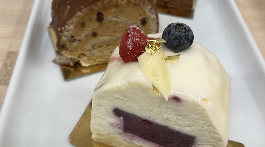 Slices of Buche de Noel