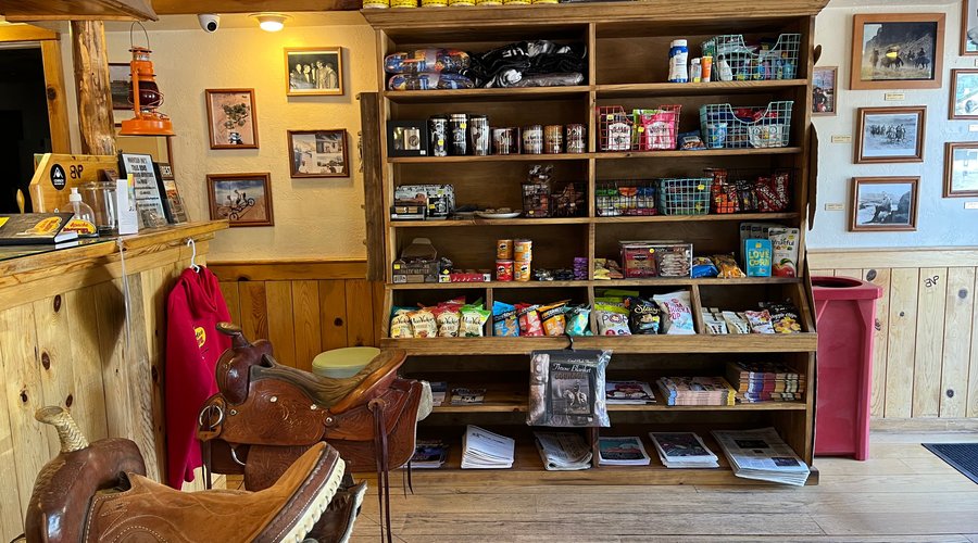 Yummy snacks, ice cream, toiletries and more in the General Store 