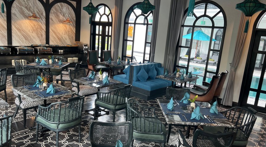 Indoor seating area