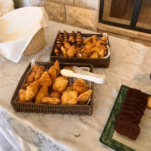 Buffet breakfast at the Ambassador Boutique Hotel in Jerusalem