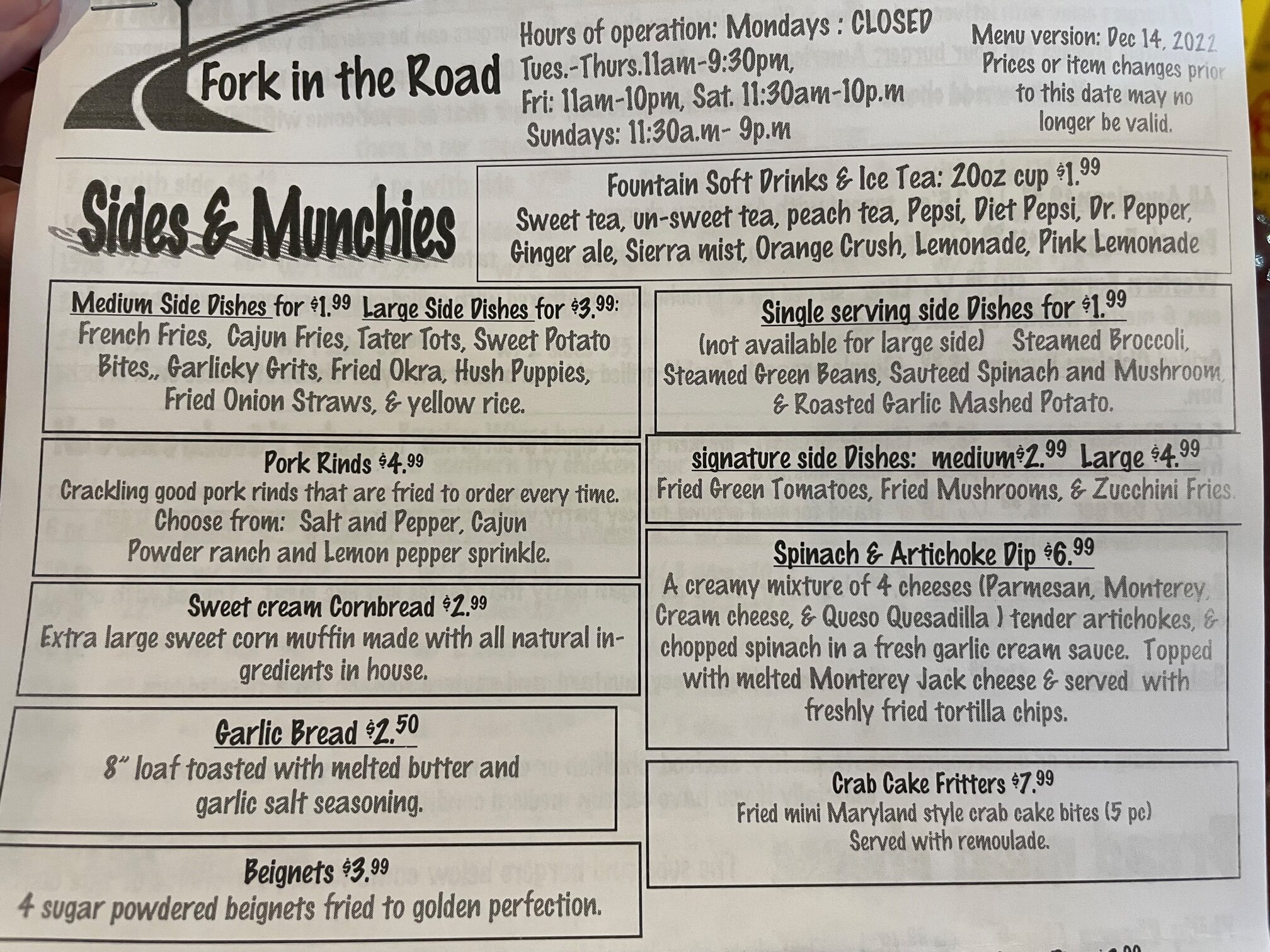 FORK IN THE ROAD Atlanta Restaurant Reviews Photos Phone Number Tripadvisor