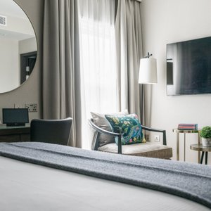 The Selwyn  Richmond in Richmond-upon-Thames, image may contain: Cushion, Home Decor, Lamp, Pillow