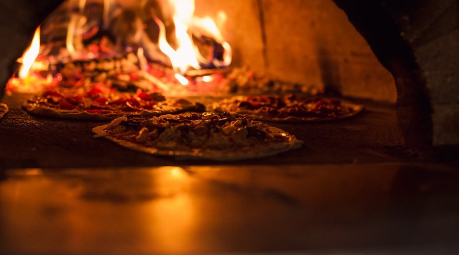 Wood fired pizza