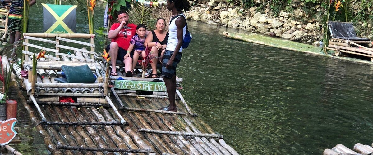 Bamboo rafting on the Lethe river