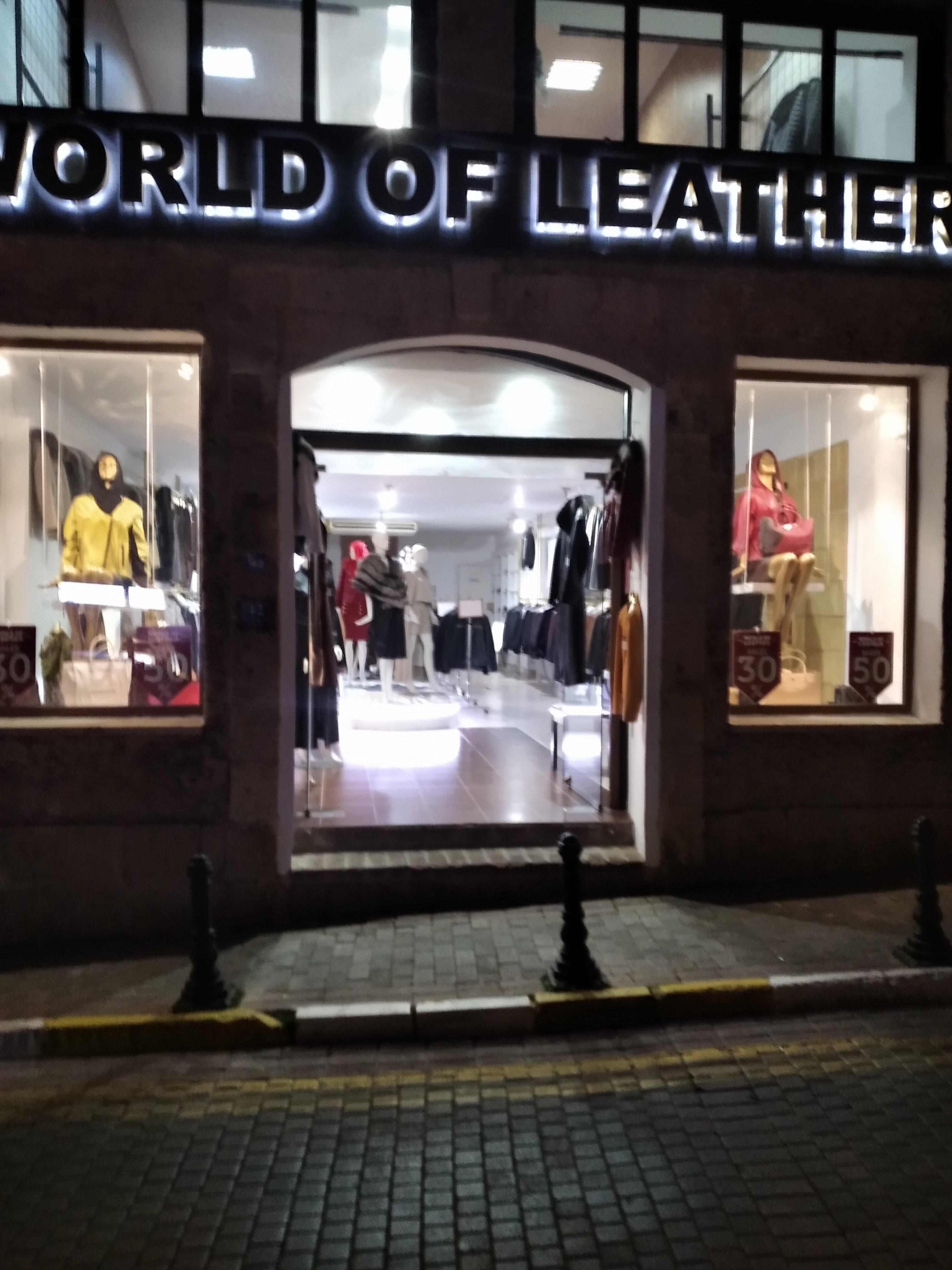 Leather world sales