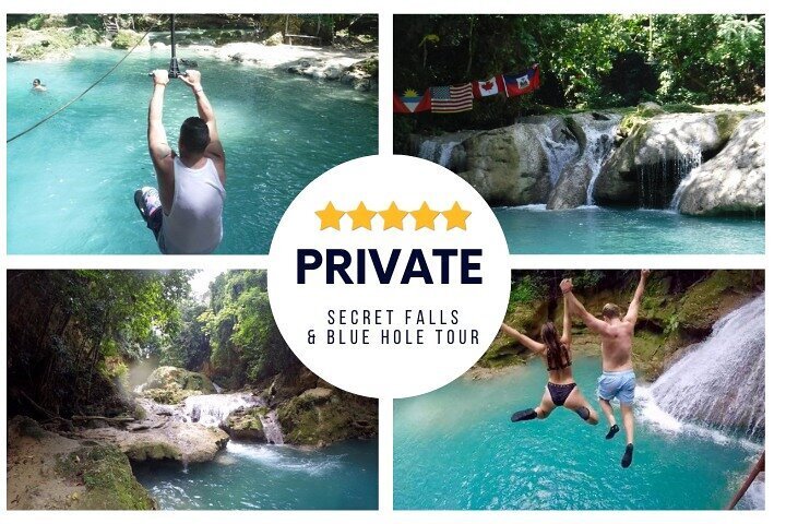 2023 [PRIVATE] Blue Hole & Secret Falls Tour with Entrance Fees