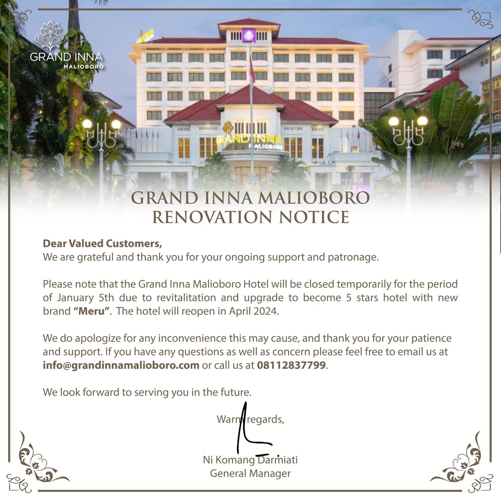 GRAND INNA MALIOBORO (Yogyakarta, Indonesia) - Ulasan Hotel - Tripadvisor