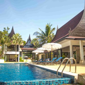 pool patio and main building