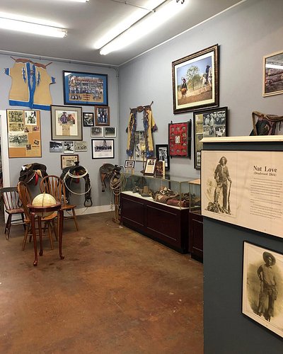 Exhibit at the Black Cowboy Museum in Houston, Texas