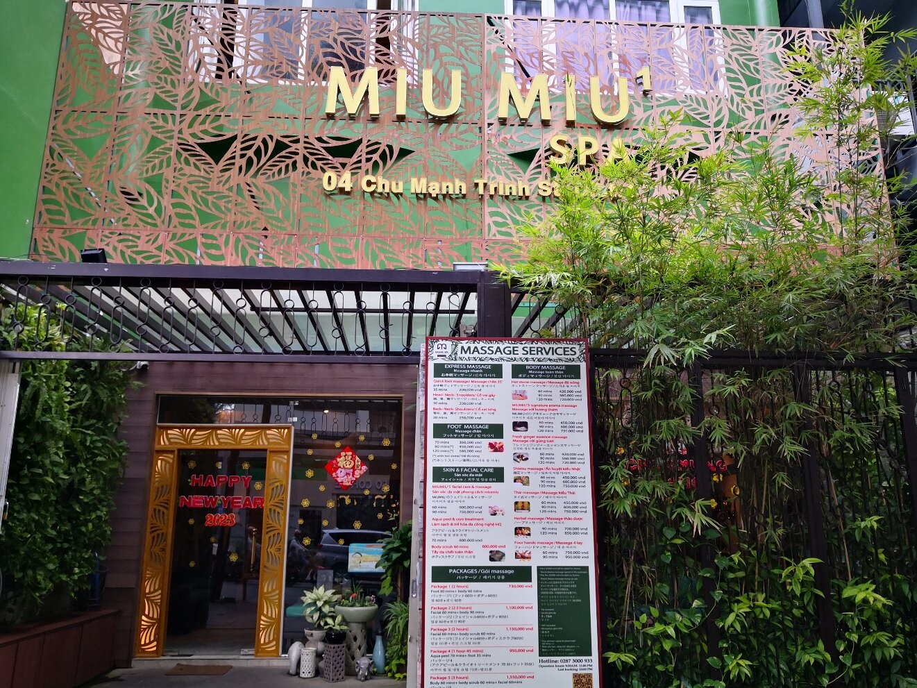 Miu miu discount spa booking