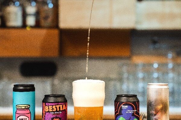 Handcrafted beer selection