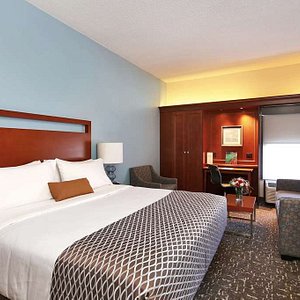 Our King rooms are large and comfortable for your short or extended stay