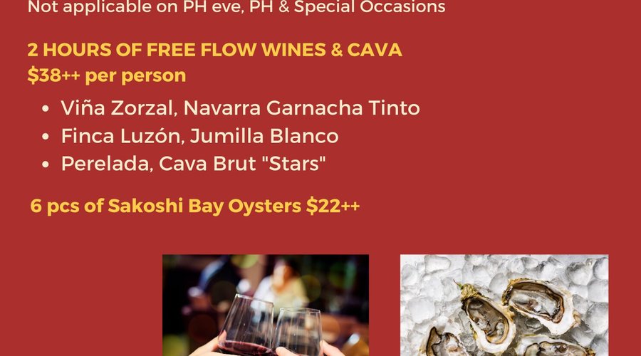 Weekend promotions at Tapas,24