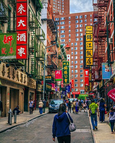 Chinatown in Manhattan, New York 