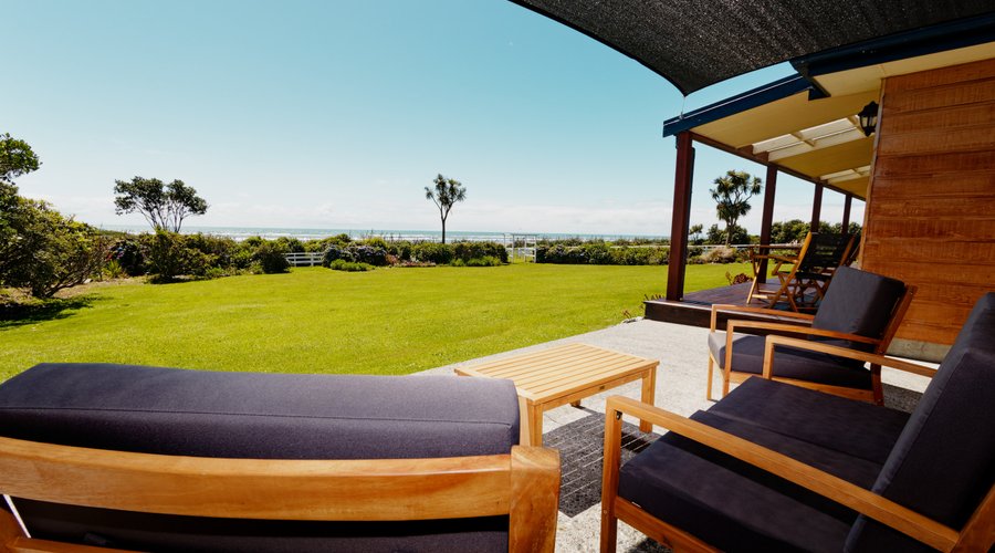 View from outside the guest dinning lounge area