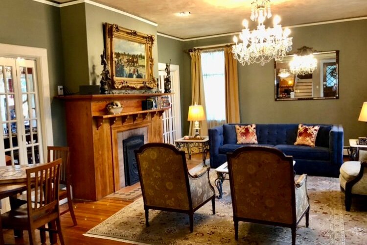 The living room at The Black Walnut Bed & Breakfast Inn is a great place to unwind!  