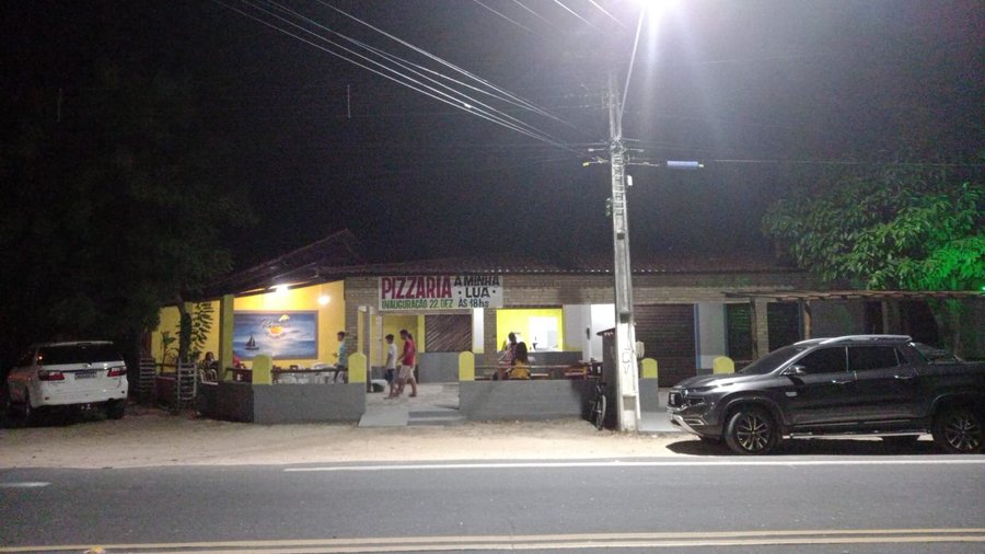 pizzaria Minha Lua no caminho entre Beberibe e Morro Branco
